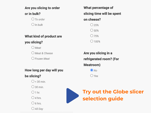 Globe slicer selection guide