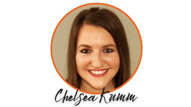 Heartland Employee Spotlight headshot w. name - Chelsea Kumm